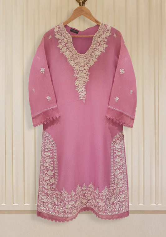 Baby pink khaddinet 3pc