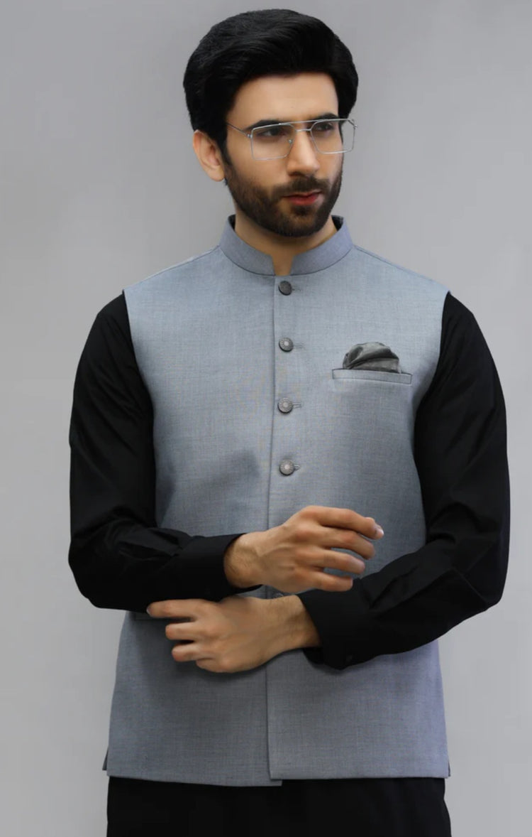 Grey Mens waistcoat
