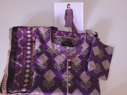 Purple lawn 2pc