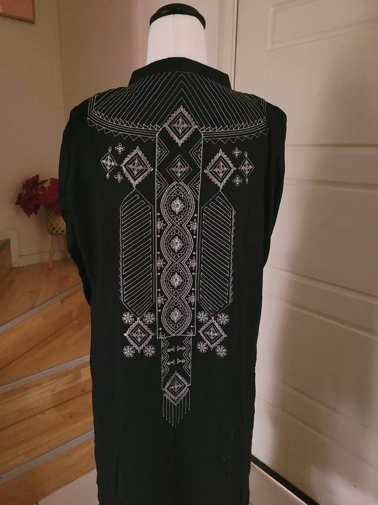 Jaquard duppata 3pc dress