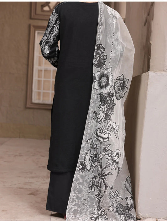 Texture black & white 3pc