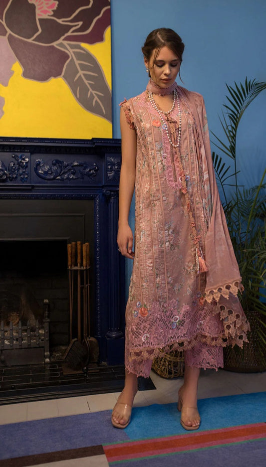 Peachy pink 3pc dress