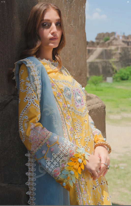 Masakali schiffli 3pc dress