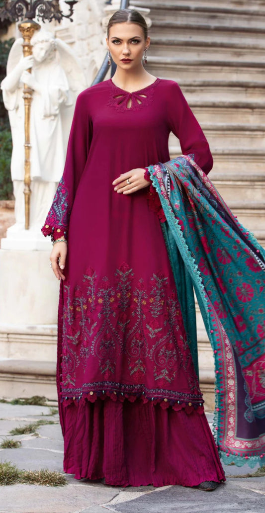 Embroiderd winter 3pc