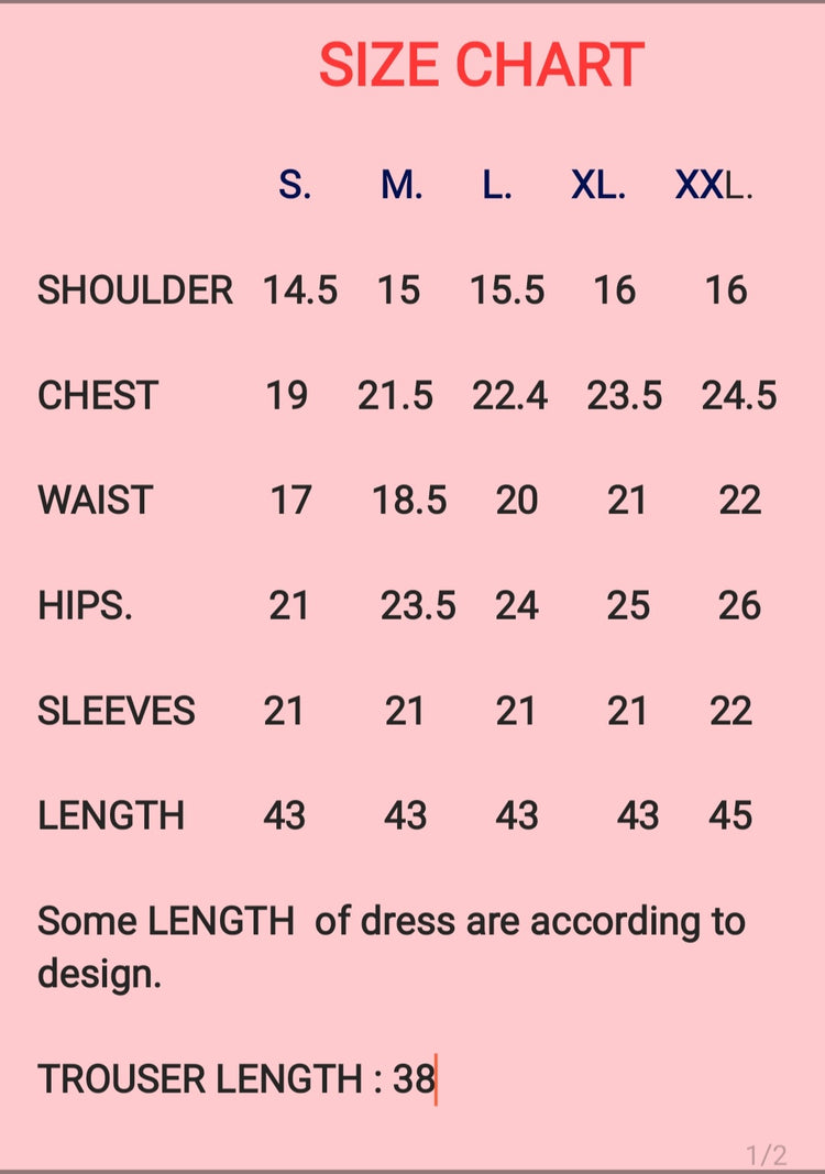 Seagreen & Red 3pc dress