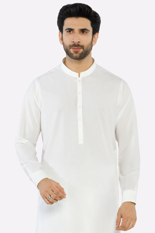 Off White Mens Kameez Shalwar