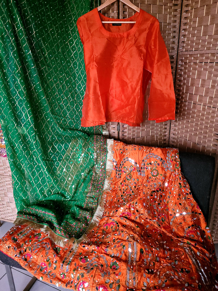 Silk heavy lehnga suit