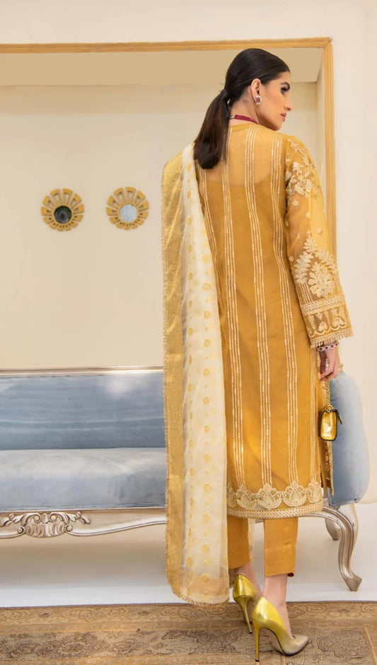 Fancy Mustard Yellow 3 piece