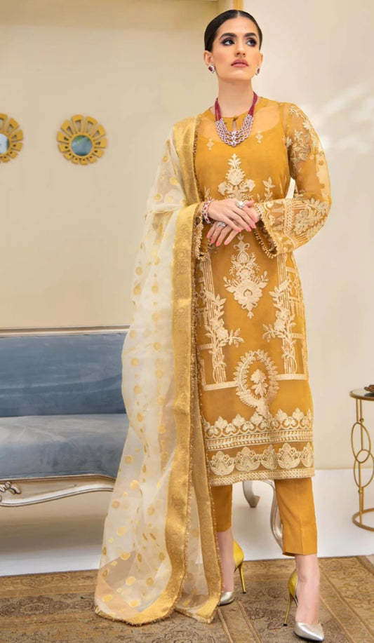 Fancy Mustard Yellow 3 piece