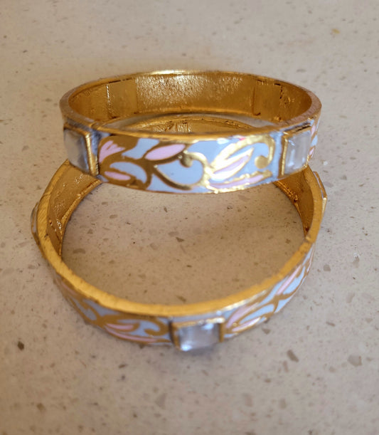 Simple Meenakari Kara