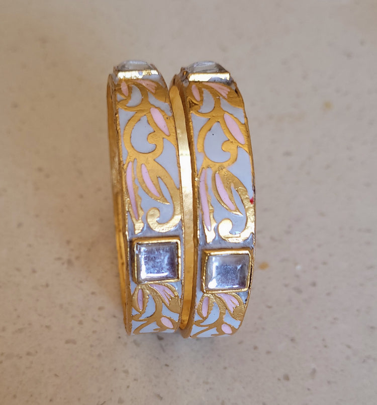 Simple Meenakari Kara