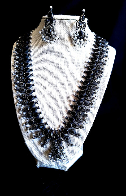 Oxydise long mala set