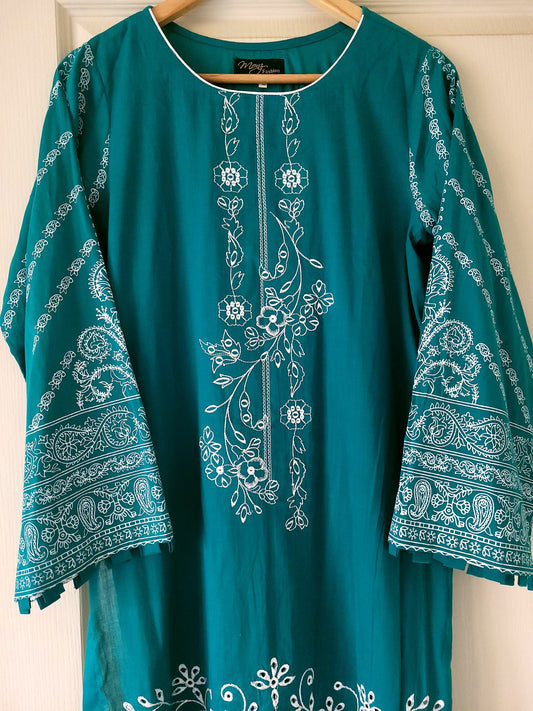 Chickenkari aqua green shirt