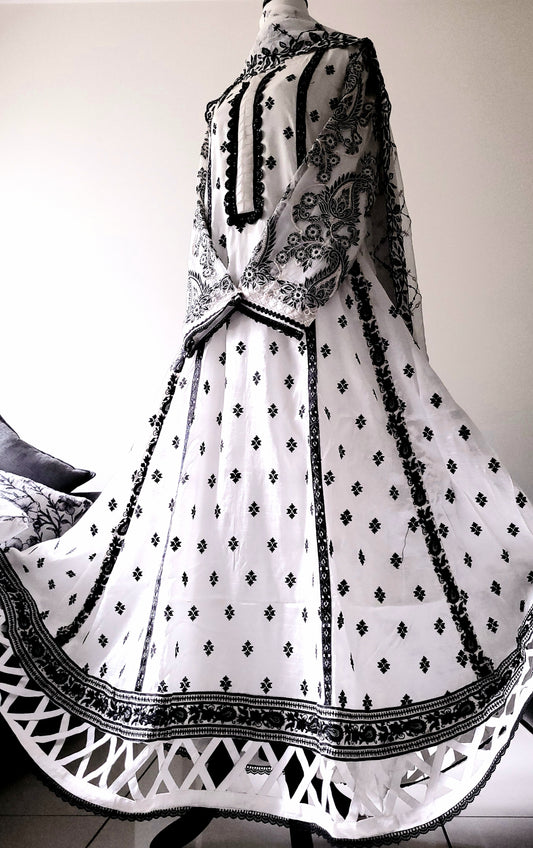 Black & White Gown