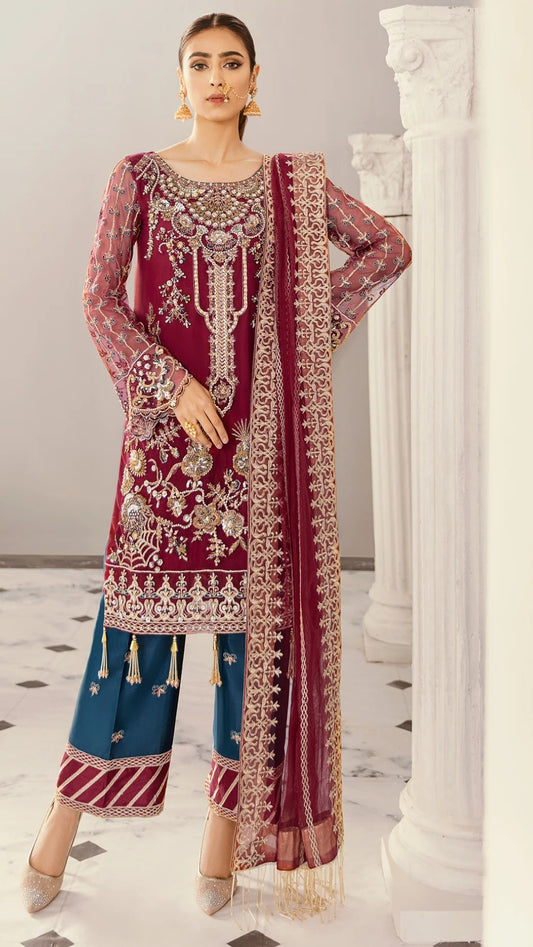 Maroon heavy formal 3pc