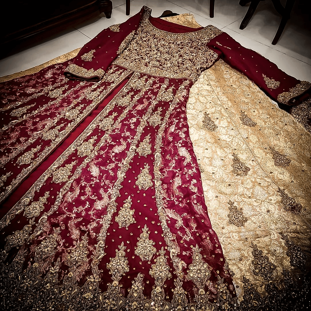 Heavy pakistani sales bridal dresses