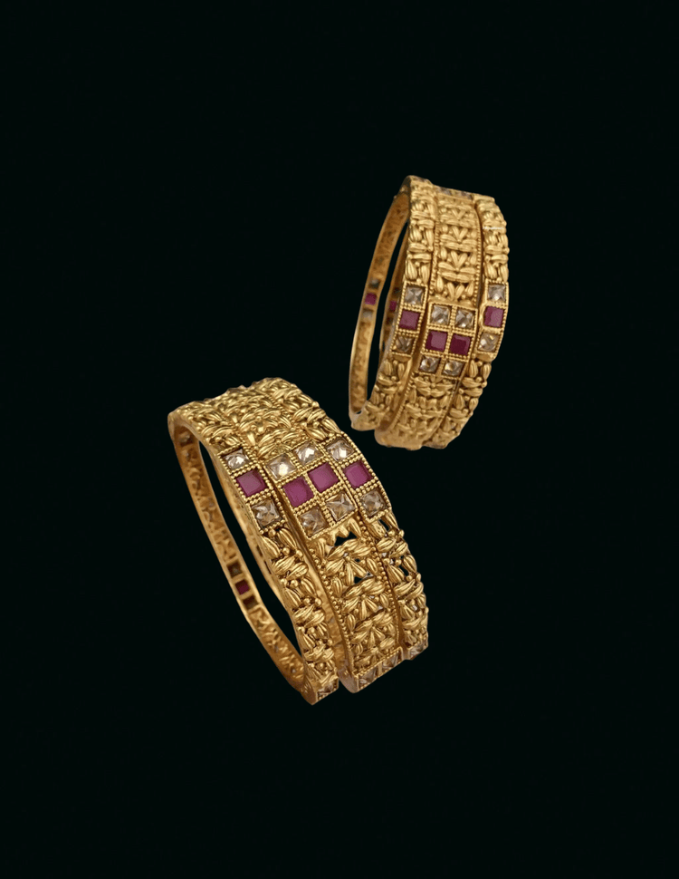 Bangles Set (Gold Plated)