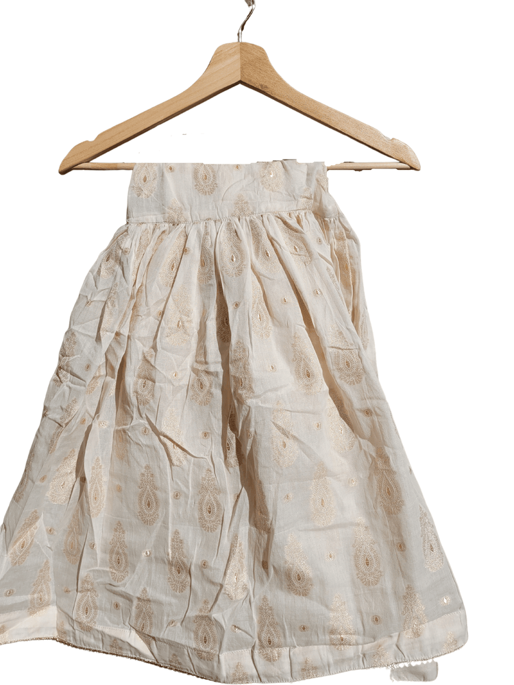 Cotton Jacquard Small Bunches Gharara