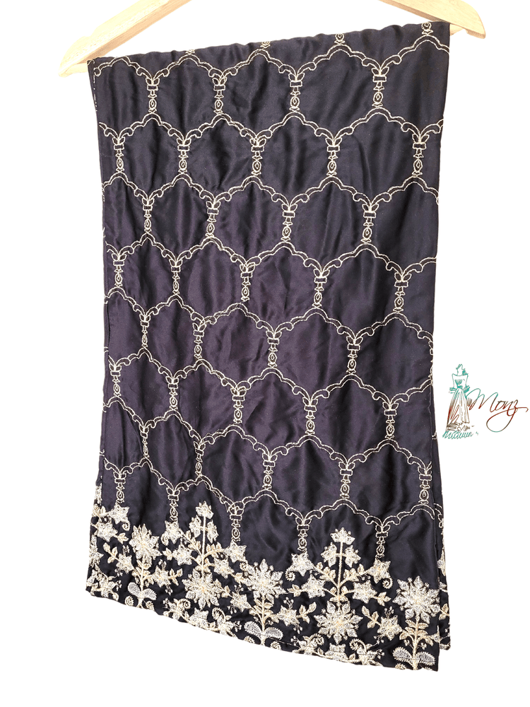 Fancy Silk Embroidered Plazo