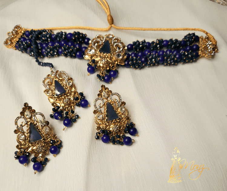Gajra Choker Set