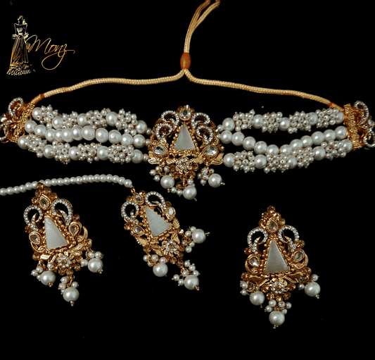 Gajra Choker Set