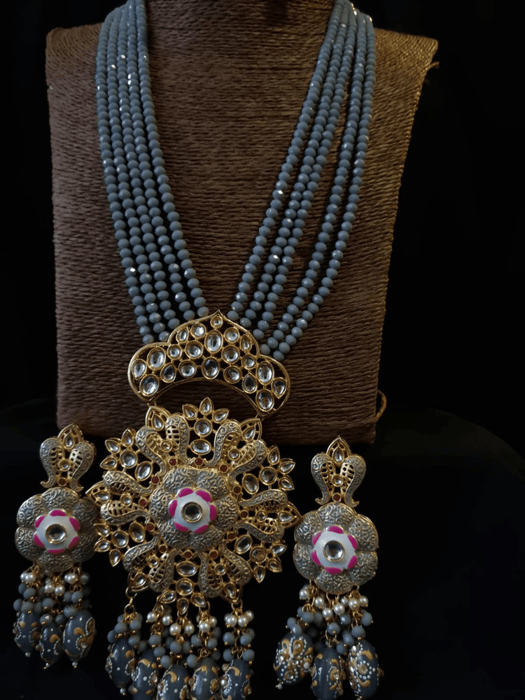 Indian Kundan Mala Set