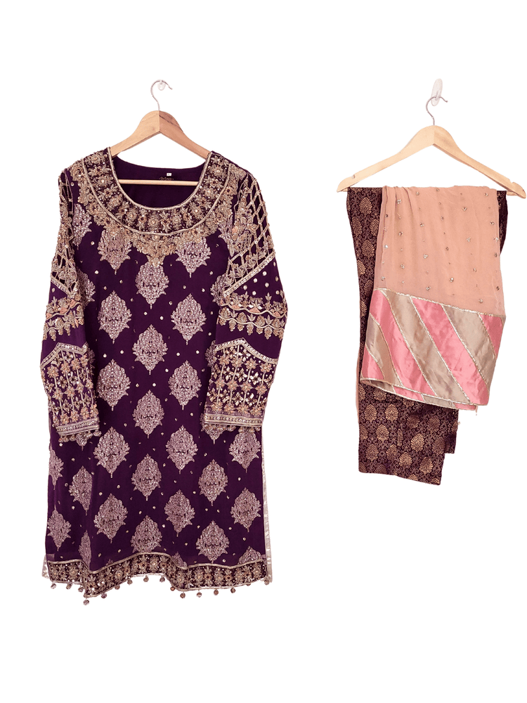 Melody Purple 3 Piece Suit