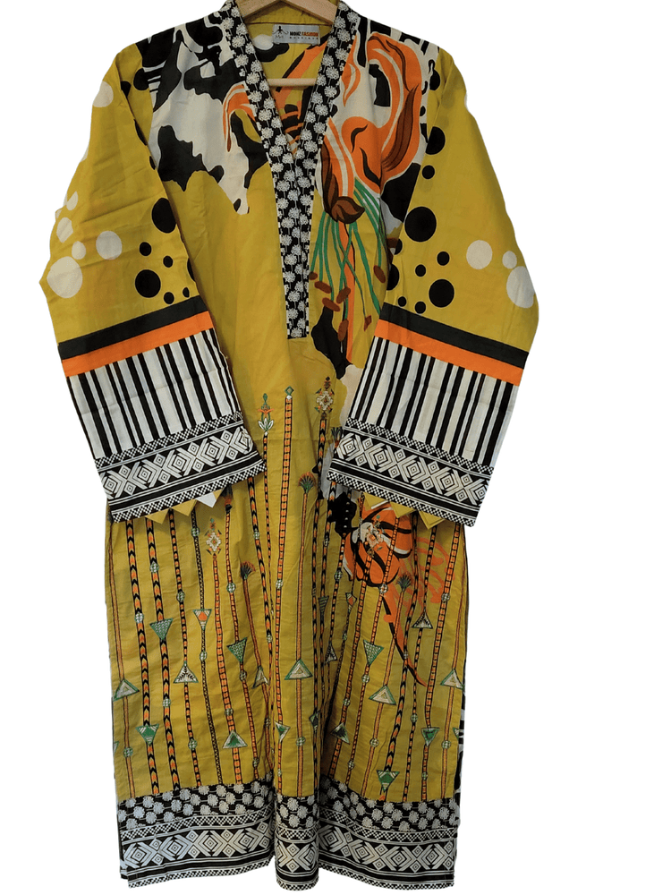 Sapphire Mustard Yellow Embroidered 2 Piece