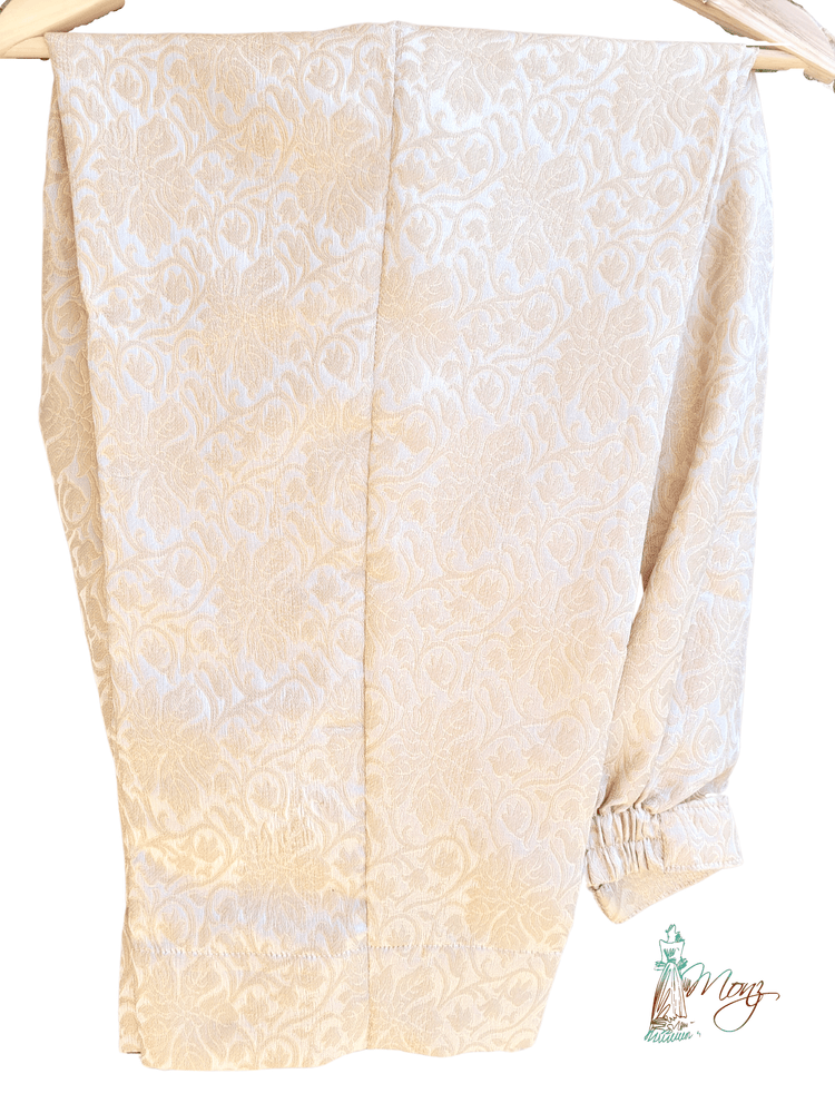 Self Luxury Jamawar Golden Trouser