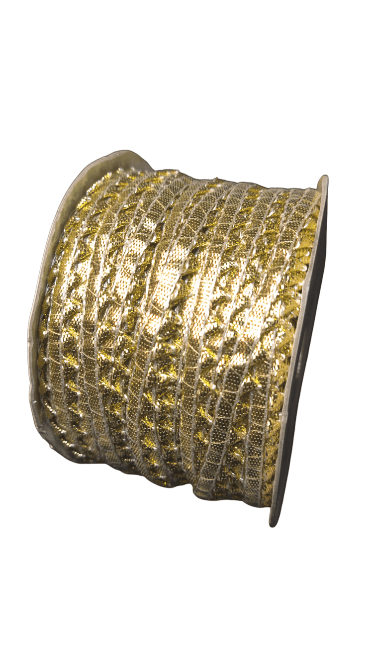 Shiny Golden Thin Lace