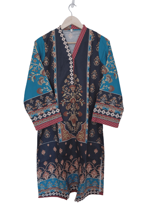 Steelgray & ferozi shirt