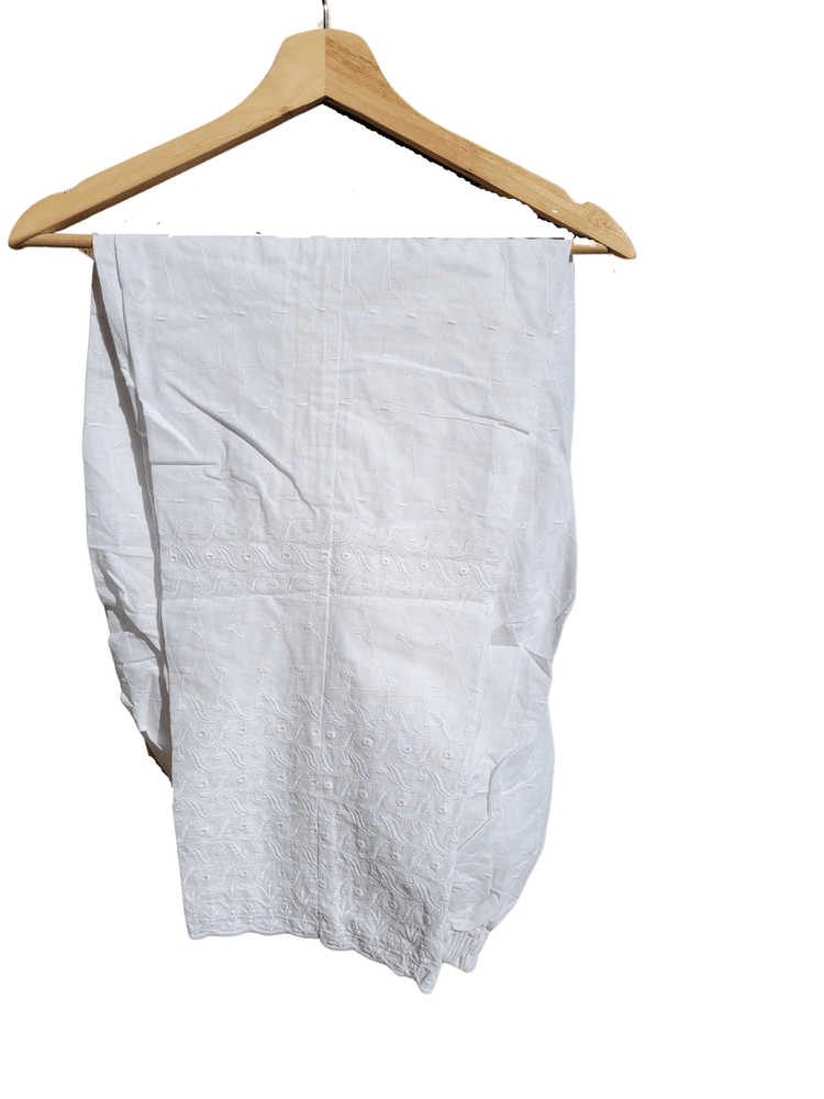 White Chicken Trouser With Patterns