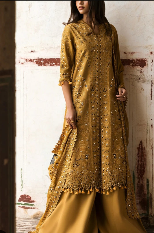 Mustard Luxury summer 3pc