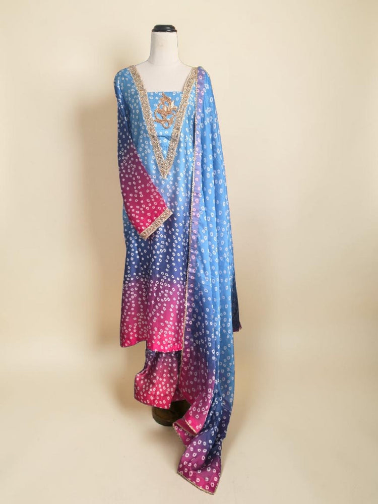 Chunri Silk Dress