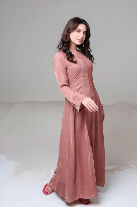 Teapink Velvet gown