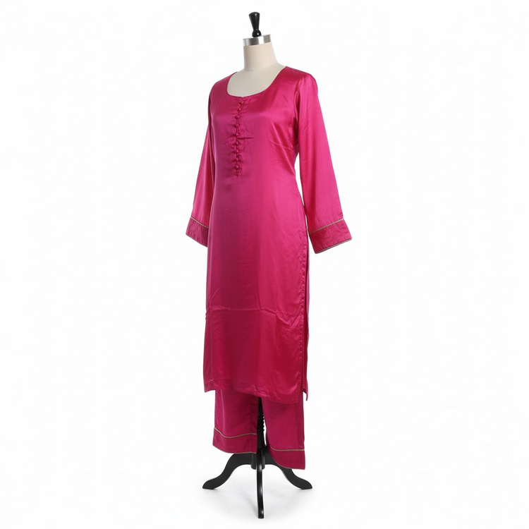 Solid color dress