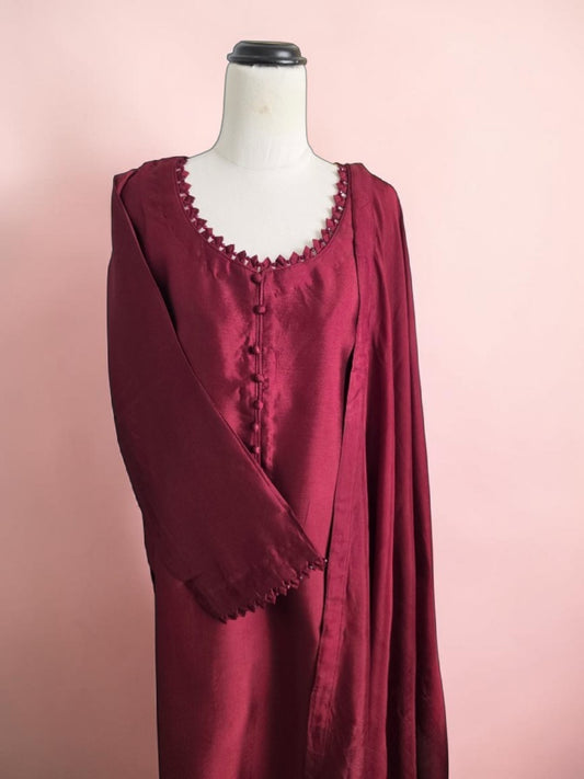 Sheesha Silk Solid 3pc