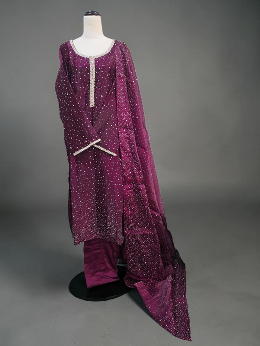 Stone Chiffon 3pc