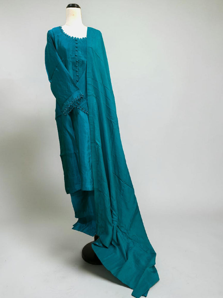 Sheesha Silk Solid 3pc
