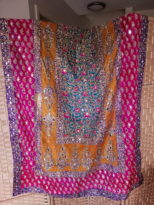 Bunch & Botees silk mirror duppata