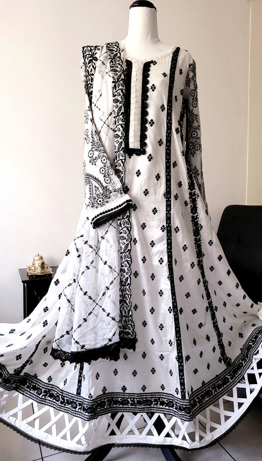 Black & White Gown