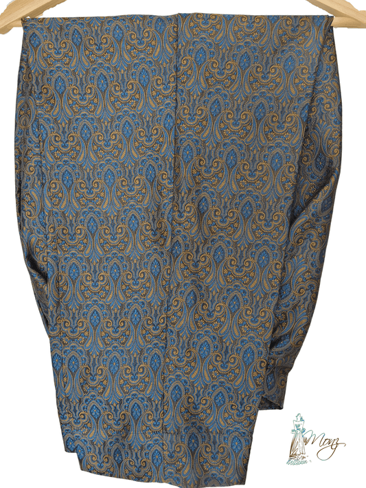Navy Blue Luxury Jamawar Trouser