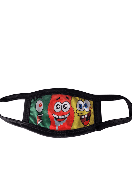 Trendy Kids Reusable Fabric Face Mask (Spongebob)